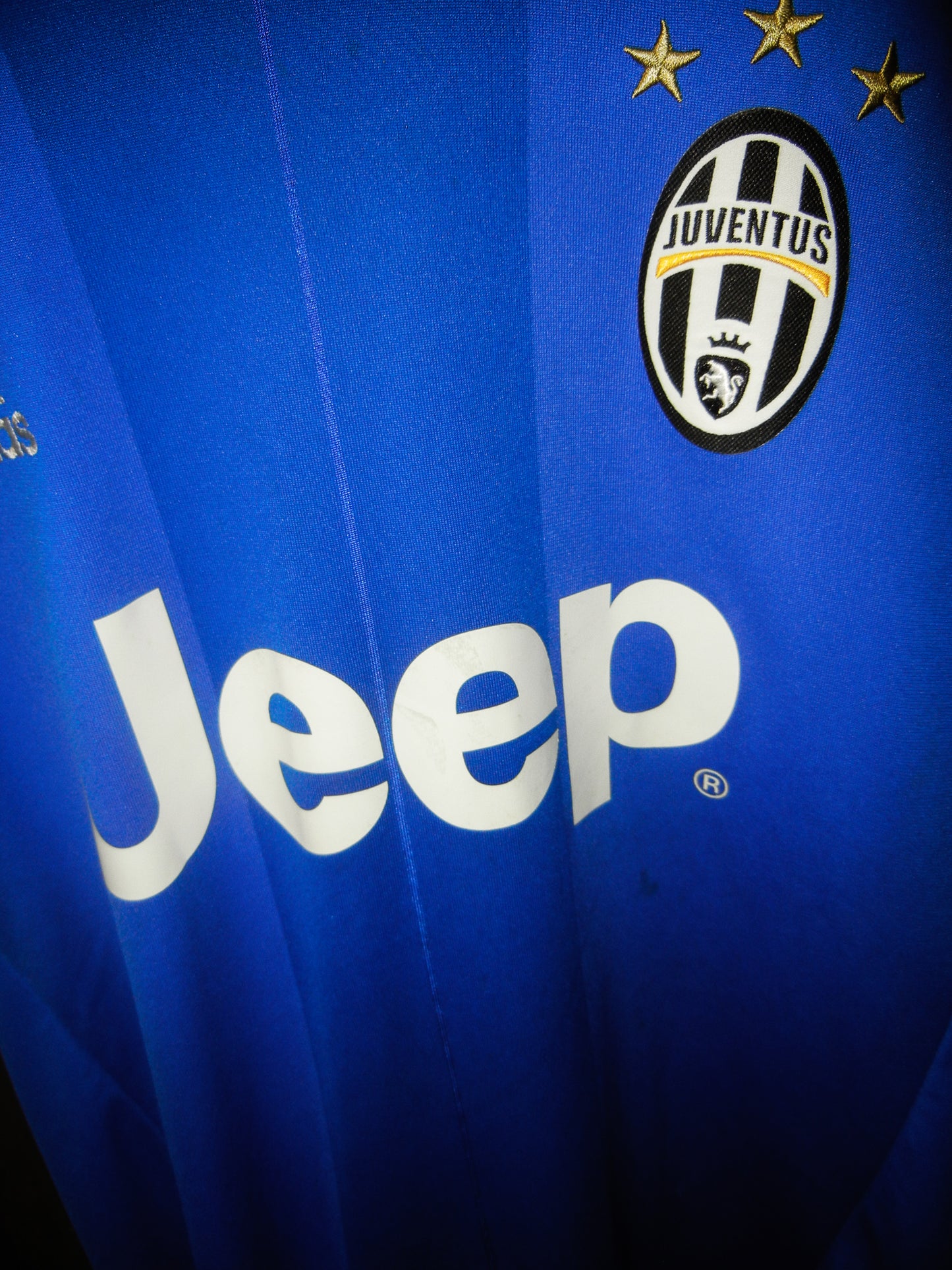 Juventus 2016/2017 Away Jersey – Gonzalo Higuaín #9 – Large – Blue Adidas Shirt (MPN: AI6226)