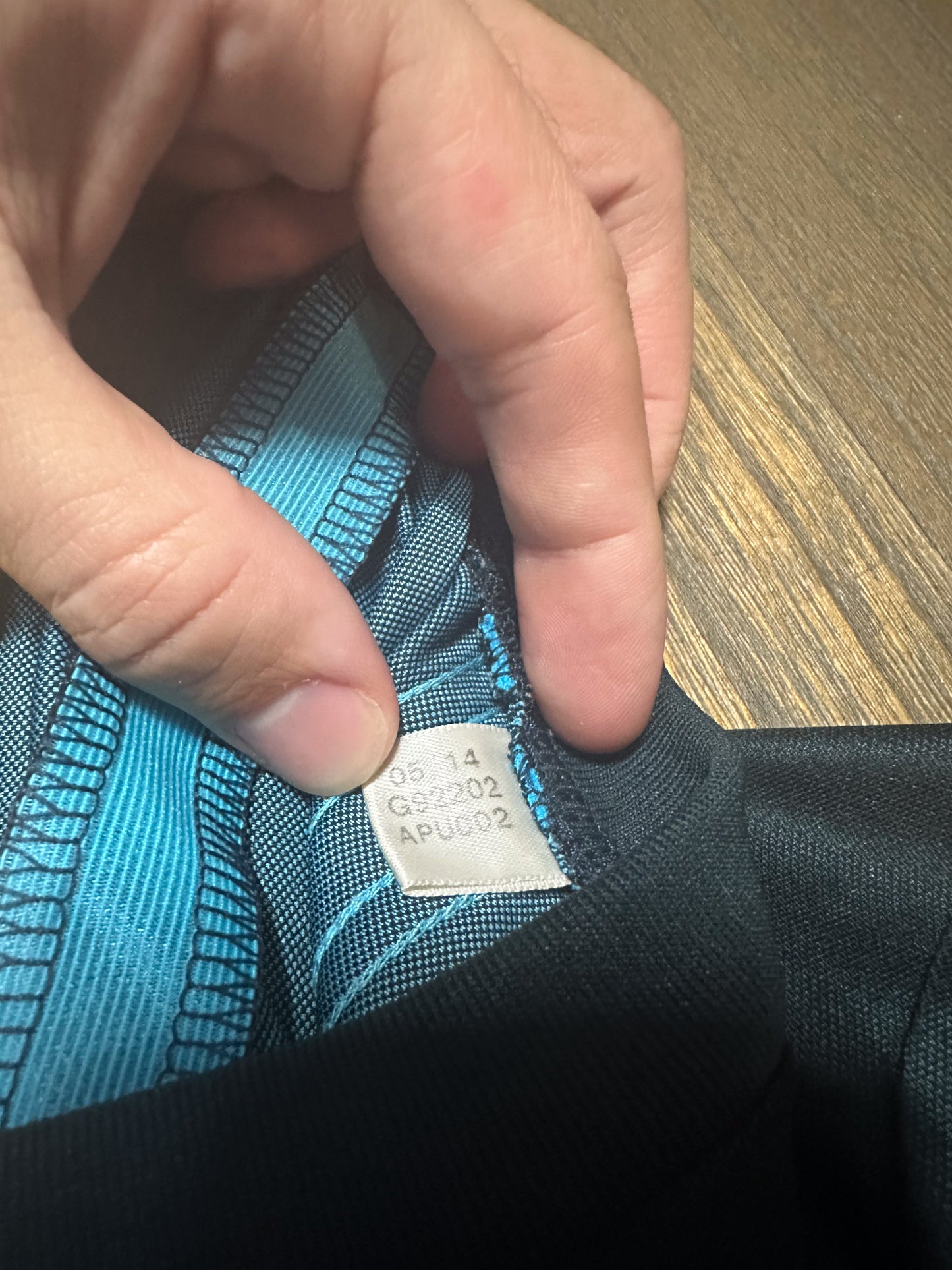 Chelsea 2014/2015 Third Jersey – Eden Hazard #10 – Medium – Blue Adidas Shirt (MPN: G92202)