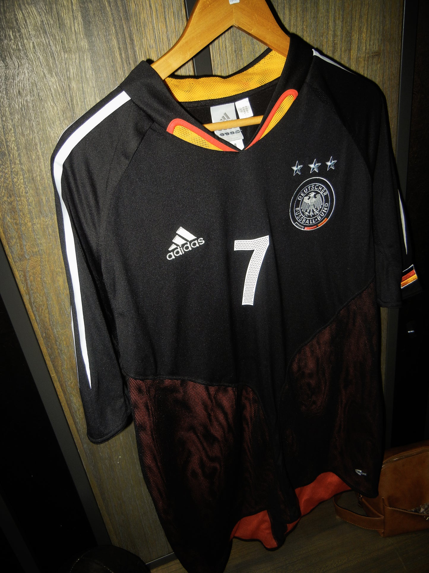Germany 2004/2006 Away Jersey – Schweinsteiger #7 – XL – Black Adidas Shirt (MPN: 643955)