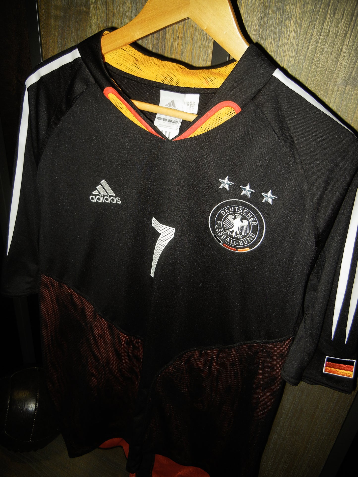 Germany 2004/2006 Away Jersey – Schweinsteiger #7 – XL – Black Adidas Shirt (MPN: 643955)