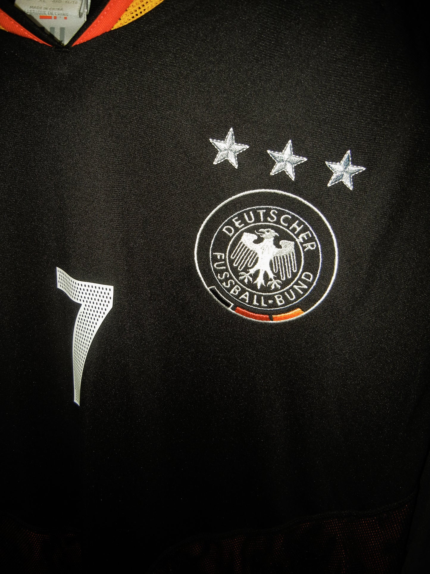 Germany 2004/2006 Away Jersey – Schweinsteiger #7 – XL – Black Adidas Shirt (MPN: 643955)