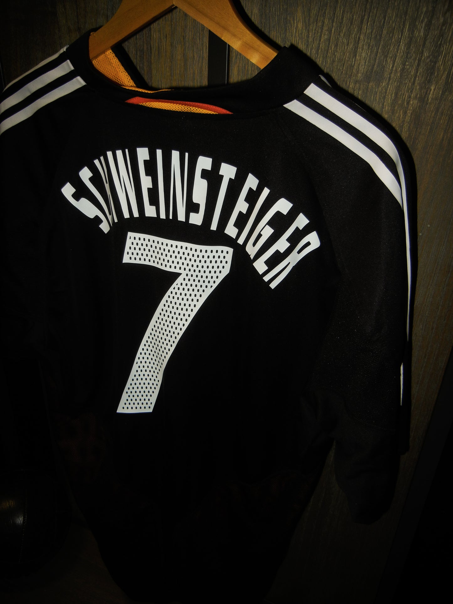 Germany 2004/2006 Away Jersey – Schweinsteiger #7 – XL – Black Adidas Shirt (MPN: 643955)