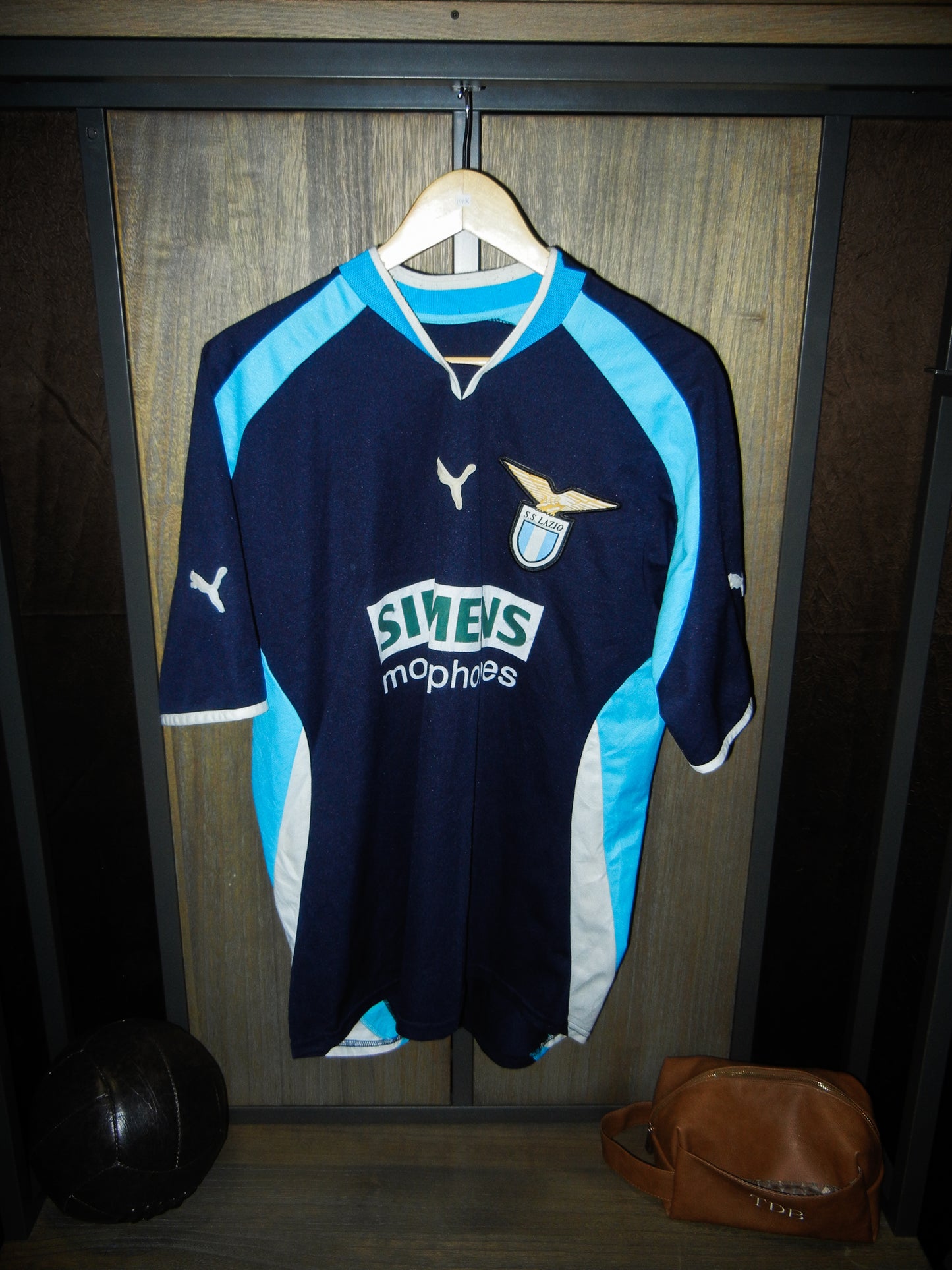Lazio 2000/2001 Home Jersey – Hernán Crespo #10 – Large – Puma Shirt
