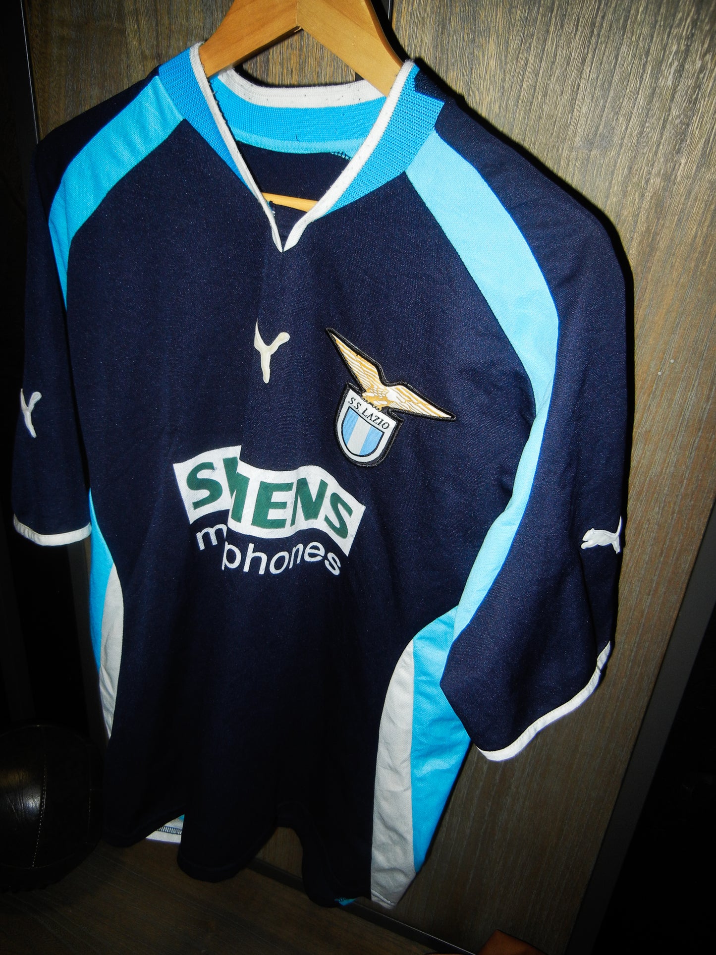 Lazio 2000/2001 Home Jersey – Hernán Crespo #10 – Large – Puma Shirt