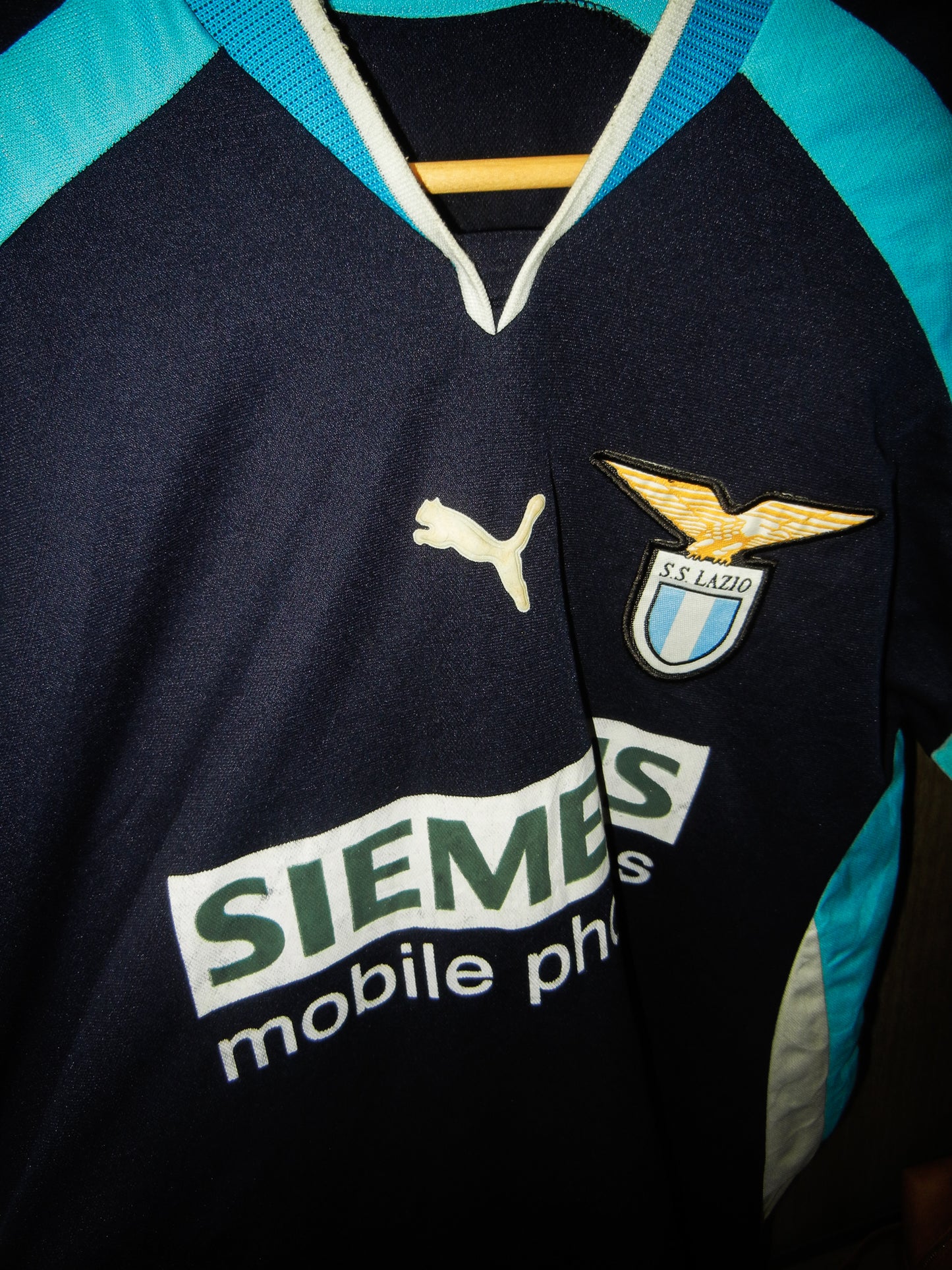 Lazio 2000/2001 Home Jersey – Hernán Crespo #10 – Large – Puma Shirt