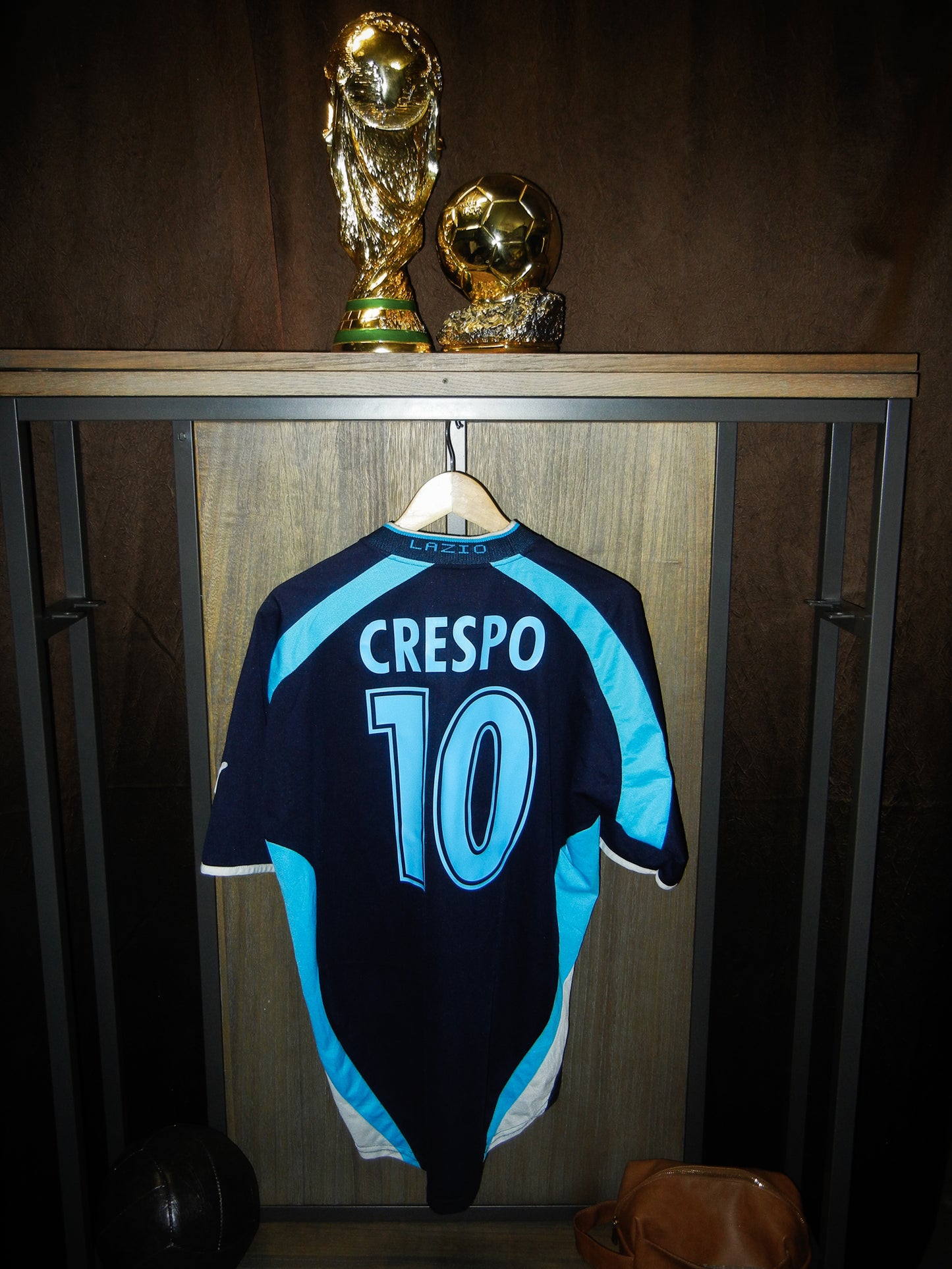 Lazio 2000/2001 Home Jersey – Hernán Crespo #10 – Large – Puma Shirt