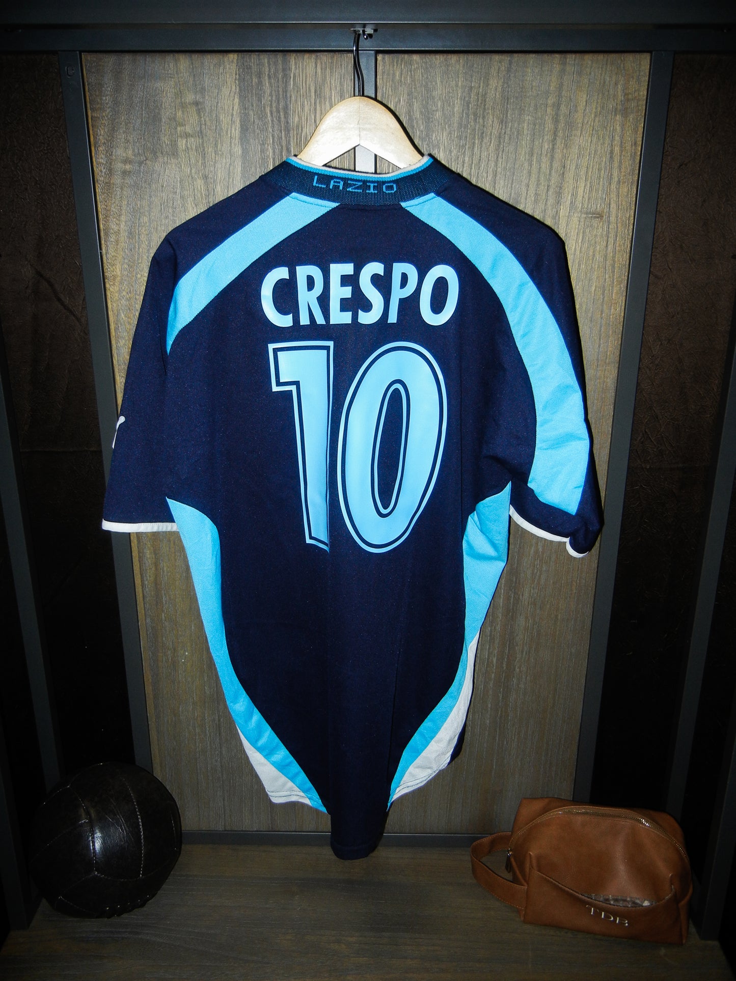Lazio 2000/2001 Home Jersey – Hernán Crespo #10 – Large – Puma Shirt