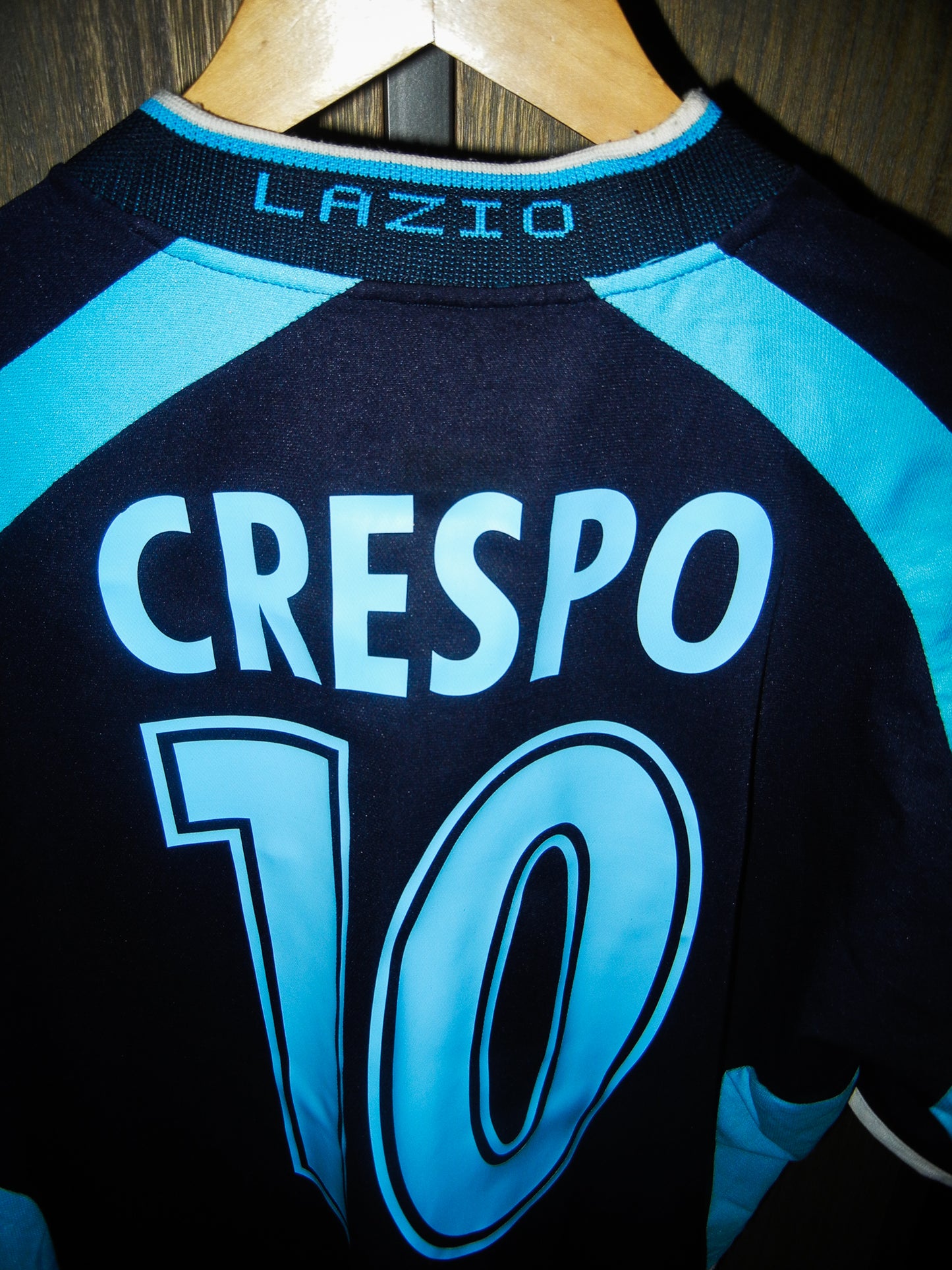 Lazio 2000/2001 Home Jersey – Hernán Crespo #10 – Large – Puma Shirt